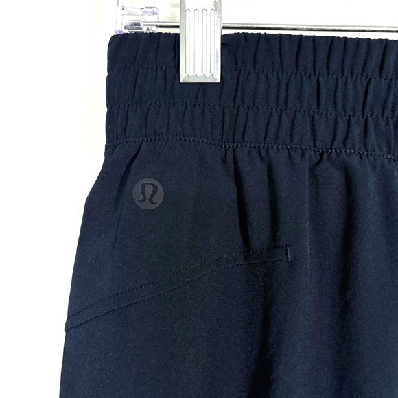 Lululemon LW5FFBS Align High Rise Wide Leg Crop Pants Navy Blue Size 8 - Picture 3 of 8
